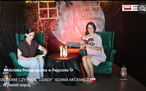 Narodowe Czytanie 2026 -„Dziady” Adam Mickiewicz